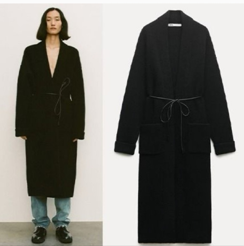 Zara Black Long Coat